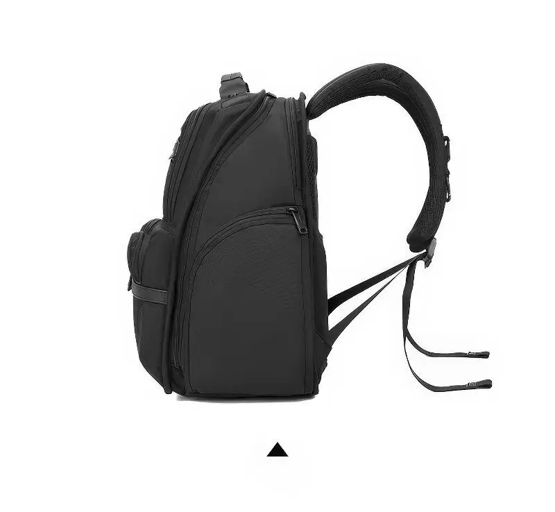 حقيبة ظهر احترافية للرجال - نايلون أسود مقاوم للطقس مع حجرة كمبيوتر محمول 2603173 #2