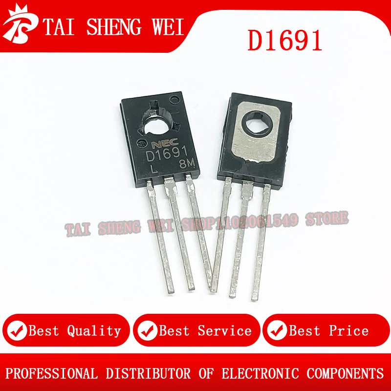 10PCS D1691 TO-126F 2SD1691 TO-126 KSD1691 new original