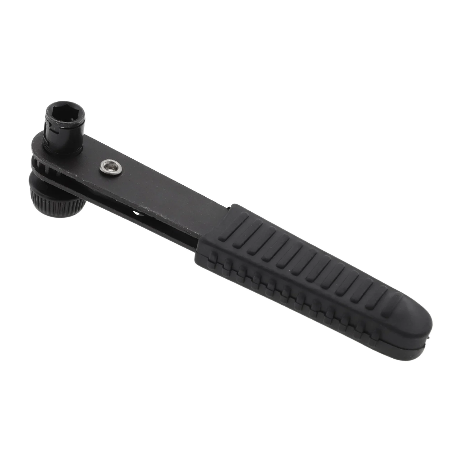 1/4 Inch Ratchet Wrench Hexagon Socket Screwdriver High Strength Metal L Shape Handle For Quick Drive Bits Garage Home Tool Kit
