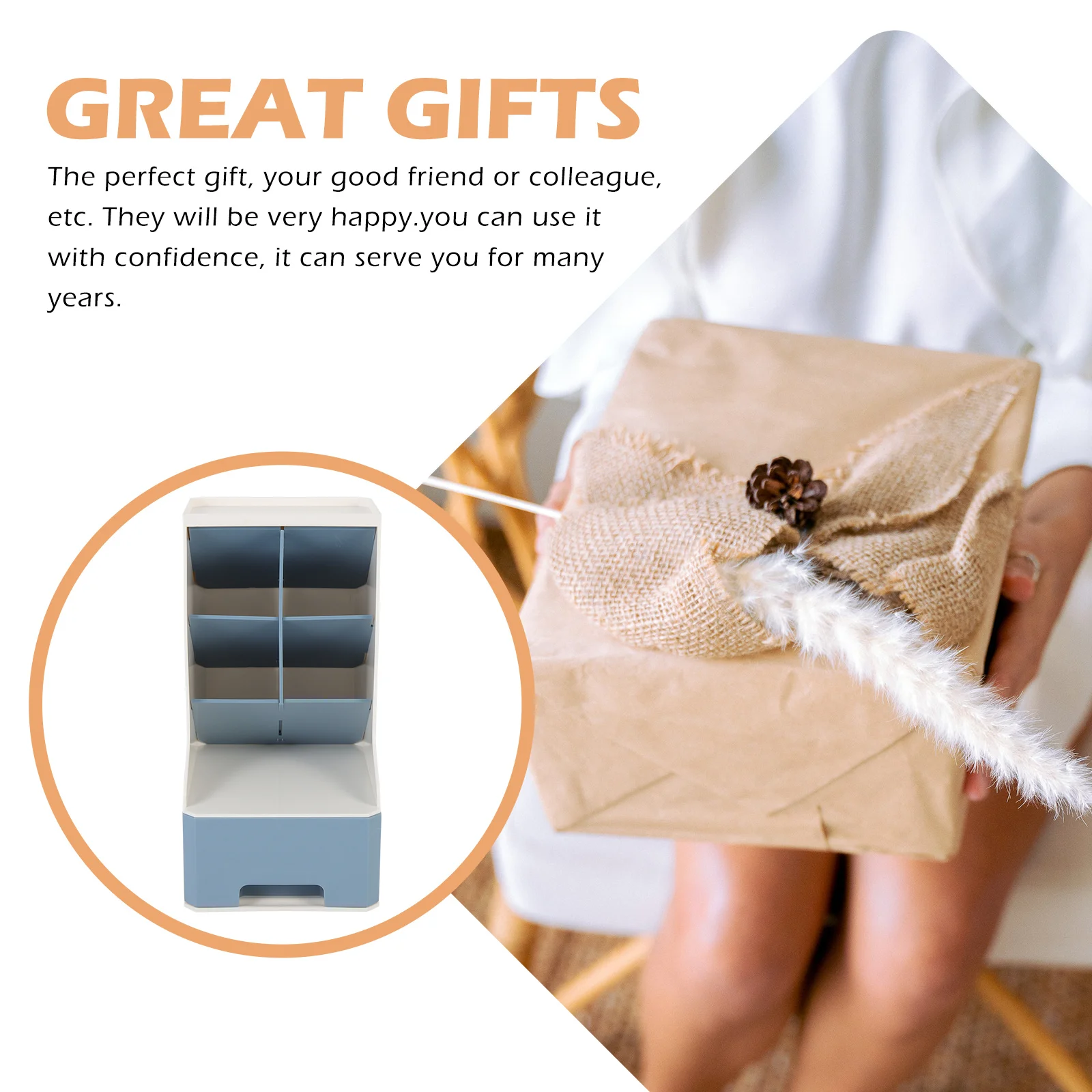 

Pen Organizer Inclined Multi-Layer Stationery Holder Desktop Storage Container For Makeup Brushes Pen Holder Case