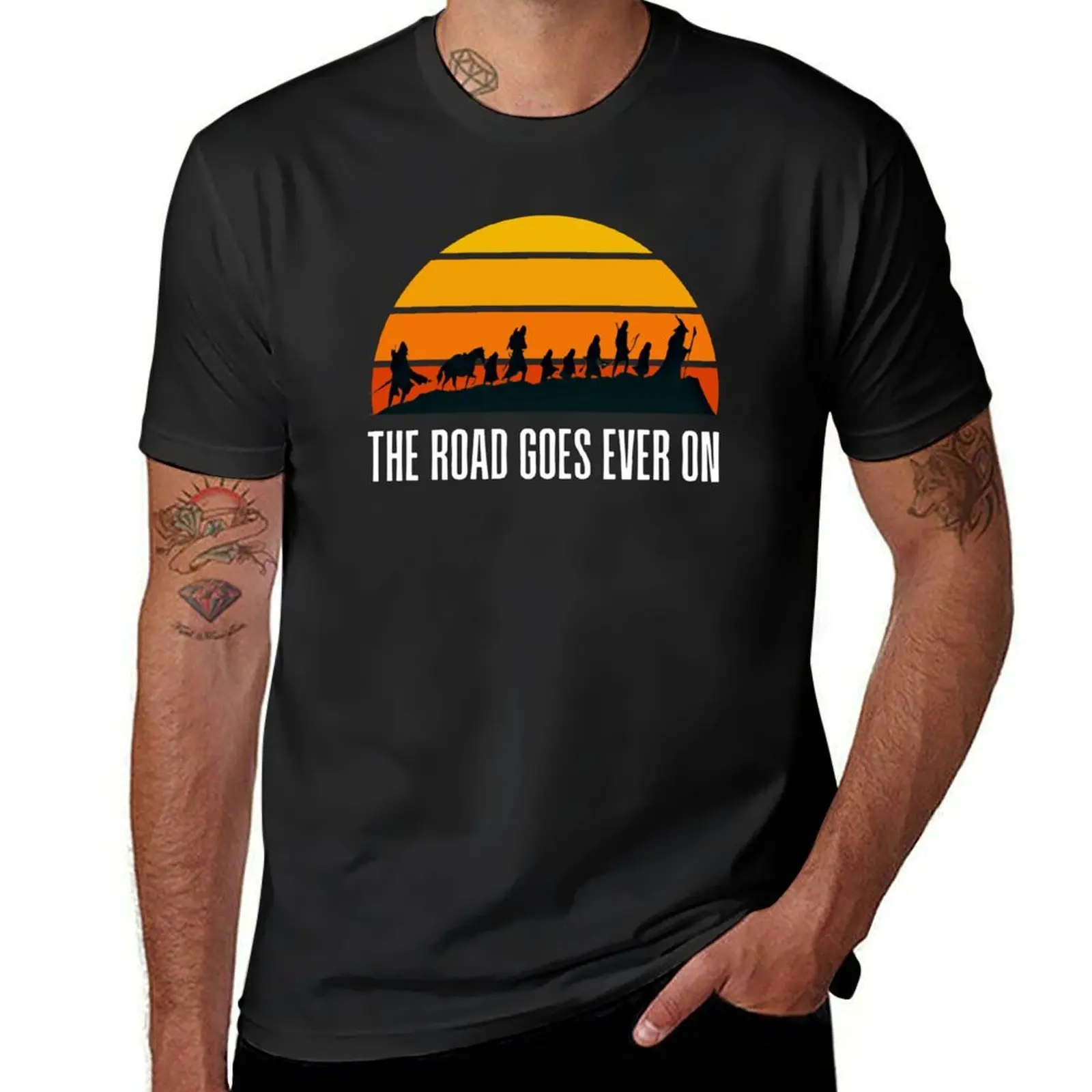 The Road Goes Ever On II - Fellowship T-Shirt Blouse customs design your own t shirts for men