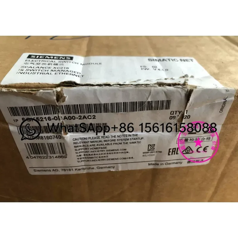 New Original 6GK5216-0BA00-2AC2 Industrial Ethernet Switch XC216 Managed Network Device Module High Performance Reliable