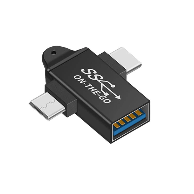 USB C To USB 3.0 OTG Converter USB 2 In 1 Type C Micro-OTG Adapter