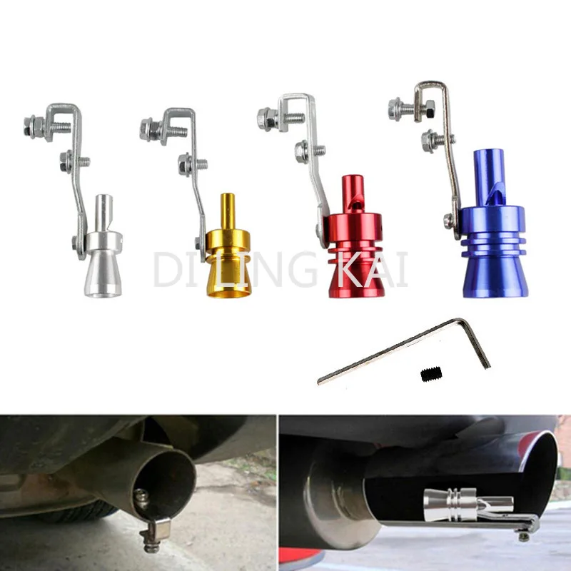 

Car Tuning Turbo Whistle Exhaust Pipe Sound Generator Imitator Motorcycle Tailpipe Whistle SMXL