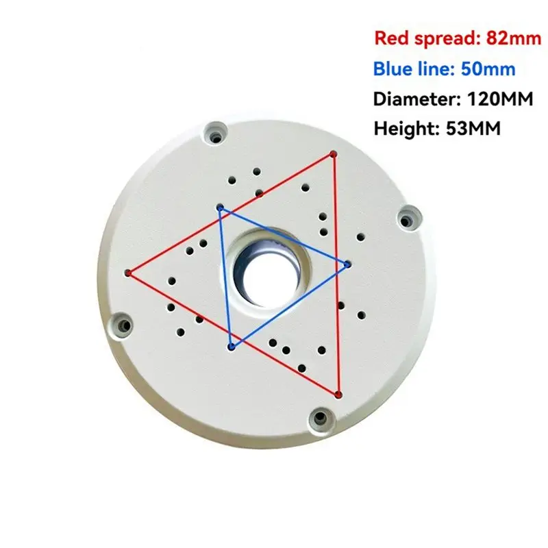 [B24B!】 Camera Junction Box Cable Deep Base For Dome/IP Camera Waterproof Mount Bracket Plastic Base Surveillance Dome Brackets