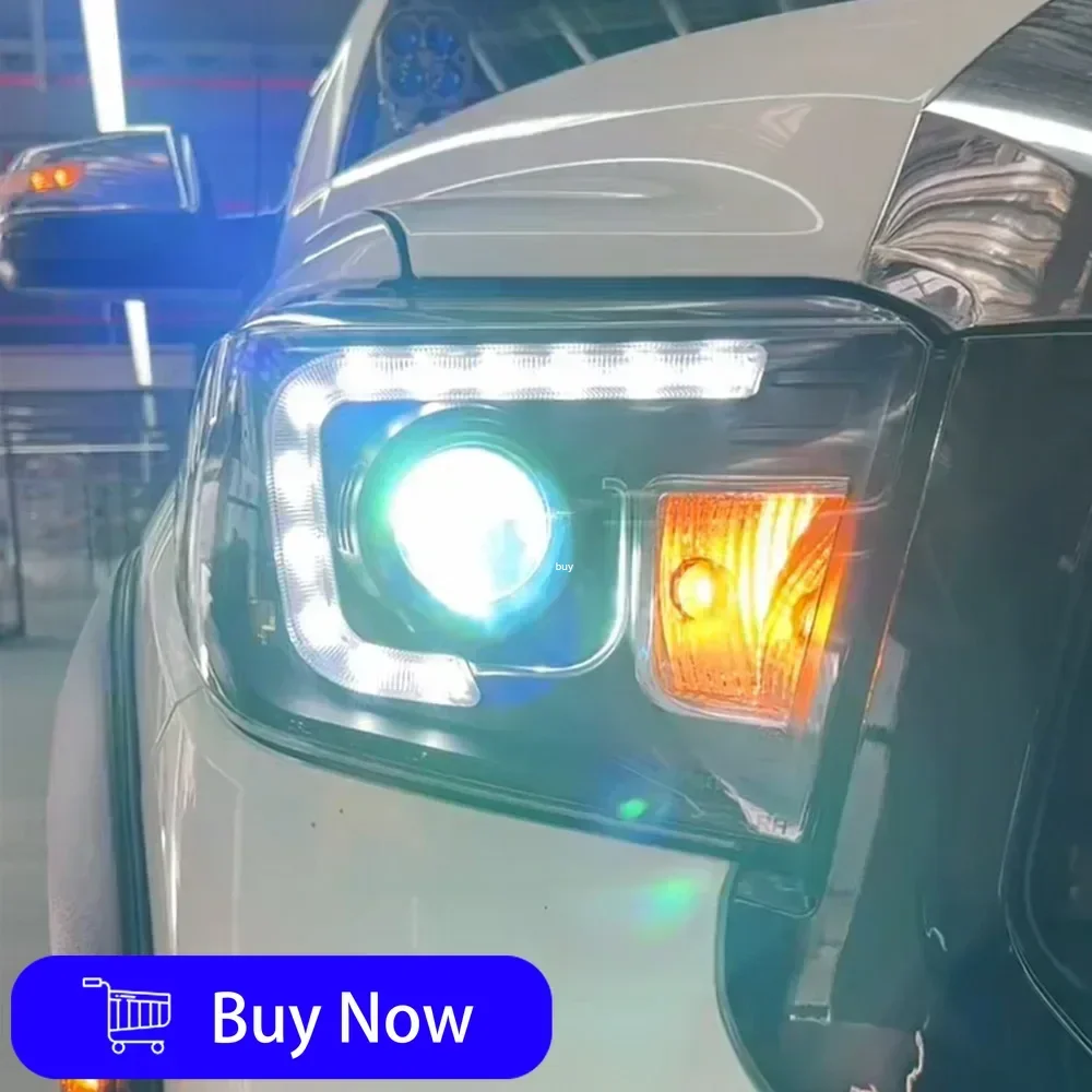 

Для Toyota Tundra 2014-2020 авто фары в сборе, обновленные передние лампы автомобиля, бифокальные линзы проектора, светодиодные инструменты, аксессуары