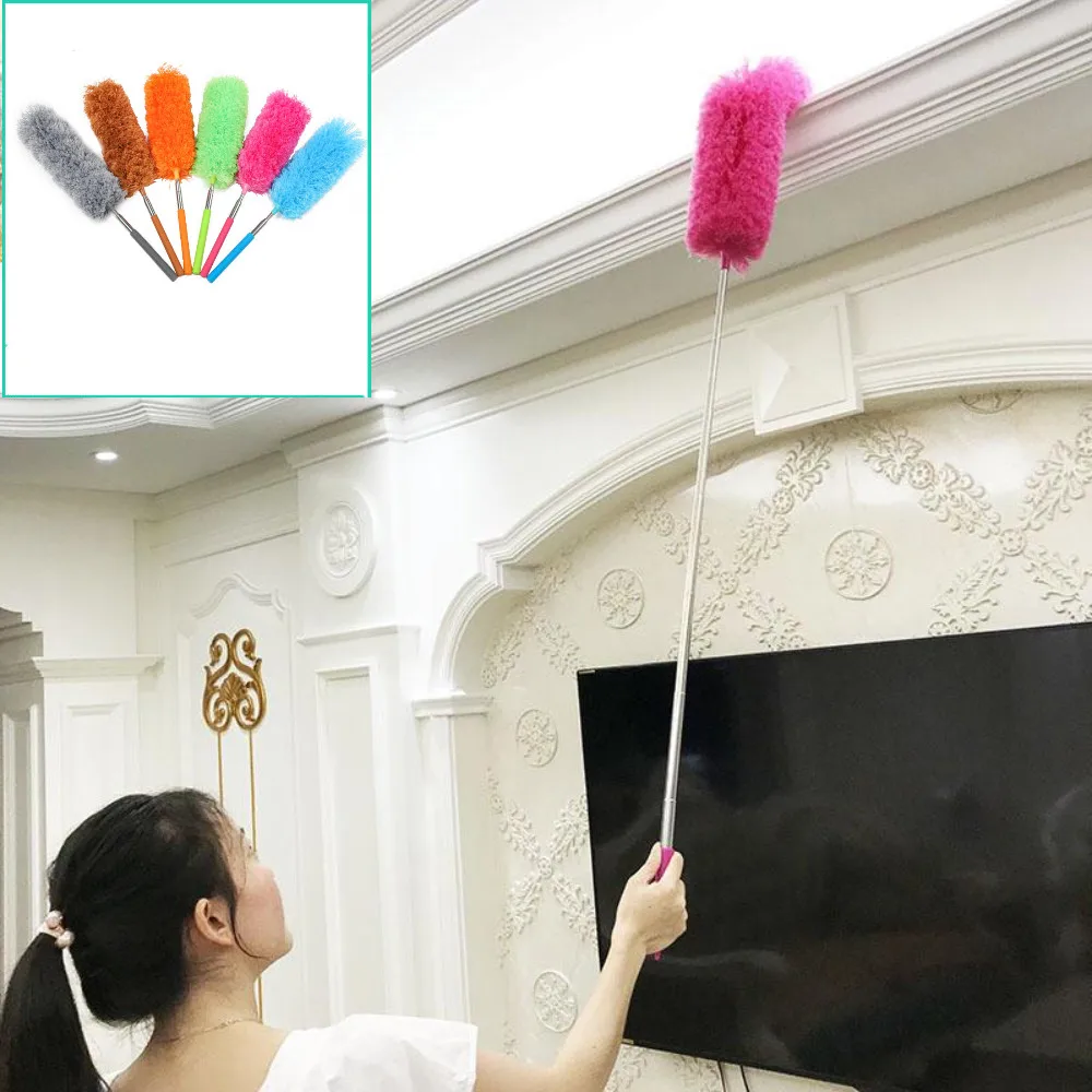 منفضة التنظيف قطعة واحدة من فرشاة الغبار المرنة خفيفة الوزن وإزالة الغبار، أدوات تنظيف داخلية لعيد الميلاد والعام الجديد #3