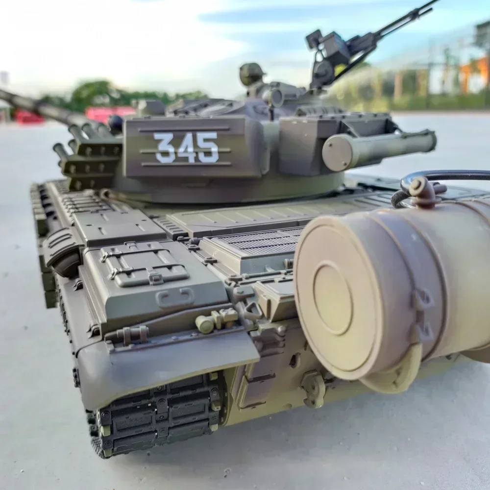 Henglong Remote Control Main Battle Off-road Tank  Russian T-72 Large-scale Battle Rc Simulation Tank Model Kid's Outdoor Toy