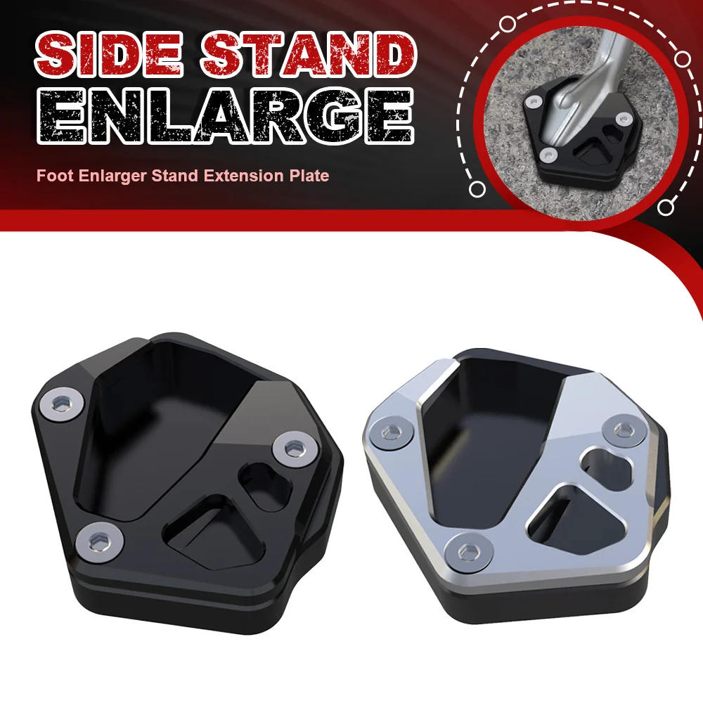 

2023 2024 FOR Moto Guzzi V100 Mandello V 100 Mandello S Motorcycle Accessories Side Stand Enlarger Kickstand Enlarge Plate Pad