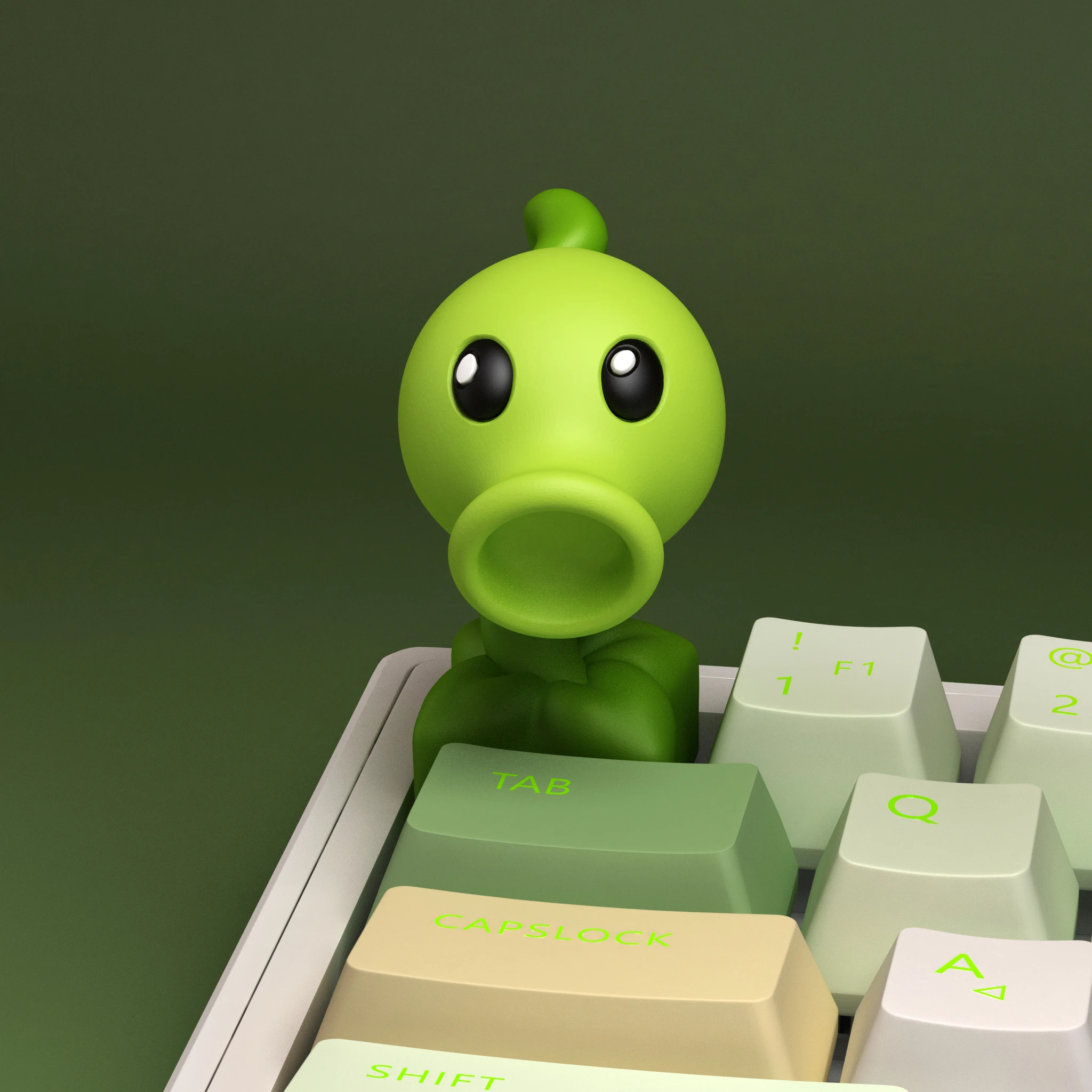 نباتات Keycap مخصصة مقابل. الزومبي أنيمي كيكابس عباد الشمس Peashooter لطيف الحرفي مفتاح قبعات لوحة المفاتيح الميكانيكية ألعاب الكمبيوتر لعبة الهدايا