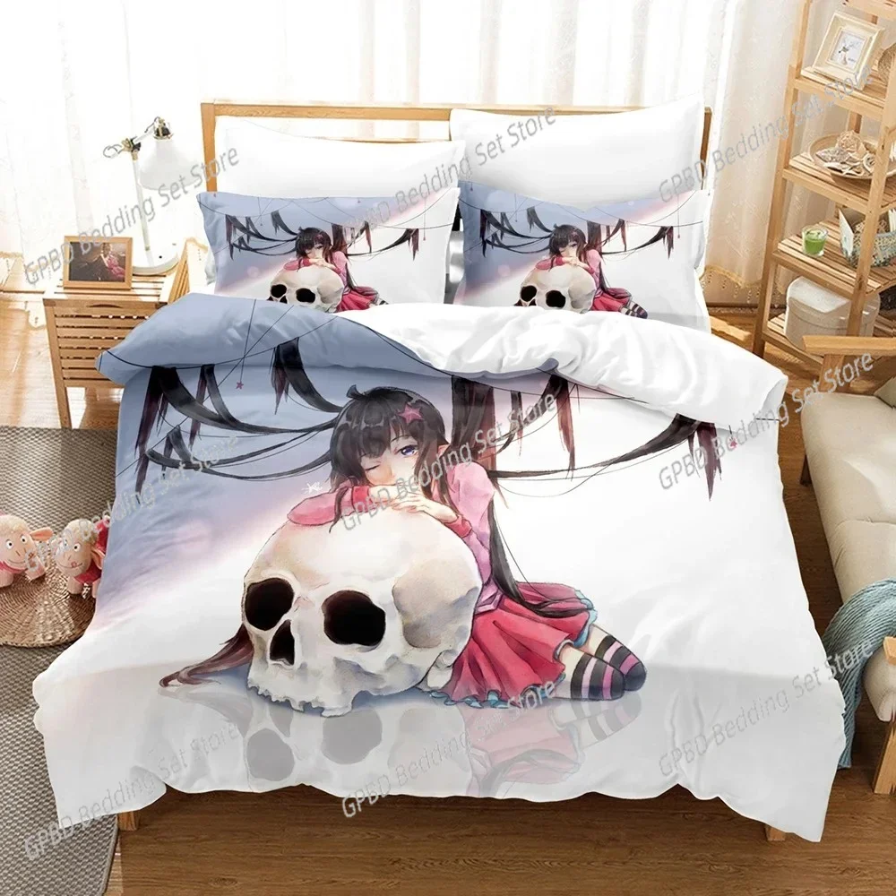 Anime Aotu World 3D Bedding Set Duvet Cover Pillowcases Single Twin Full Queen King Size Home Decor Quilt Boys Gift