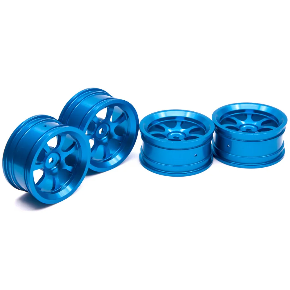 YEAHRUN Aluminum Alloy Wheels Hubs Rims for 1/10 RC On-road Drift Car HSP Tamiya TT02 HPI Kyosho Sakura D4 Parts