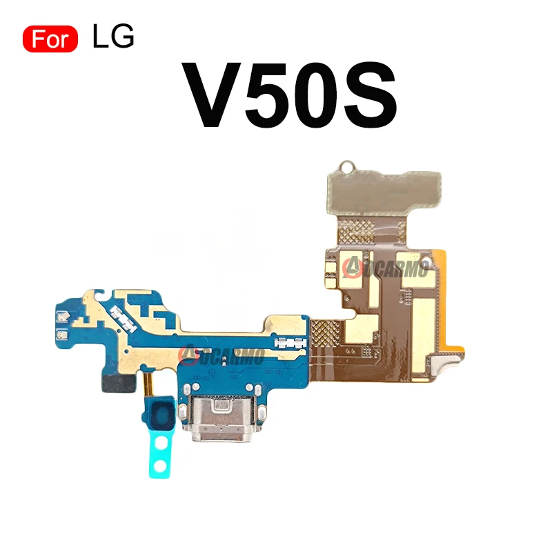 For LG V50S ThinQ USB Fast Charging Port Charger Dock Connector Mic Board Flex Cable Replacement Parts LM-V510N