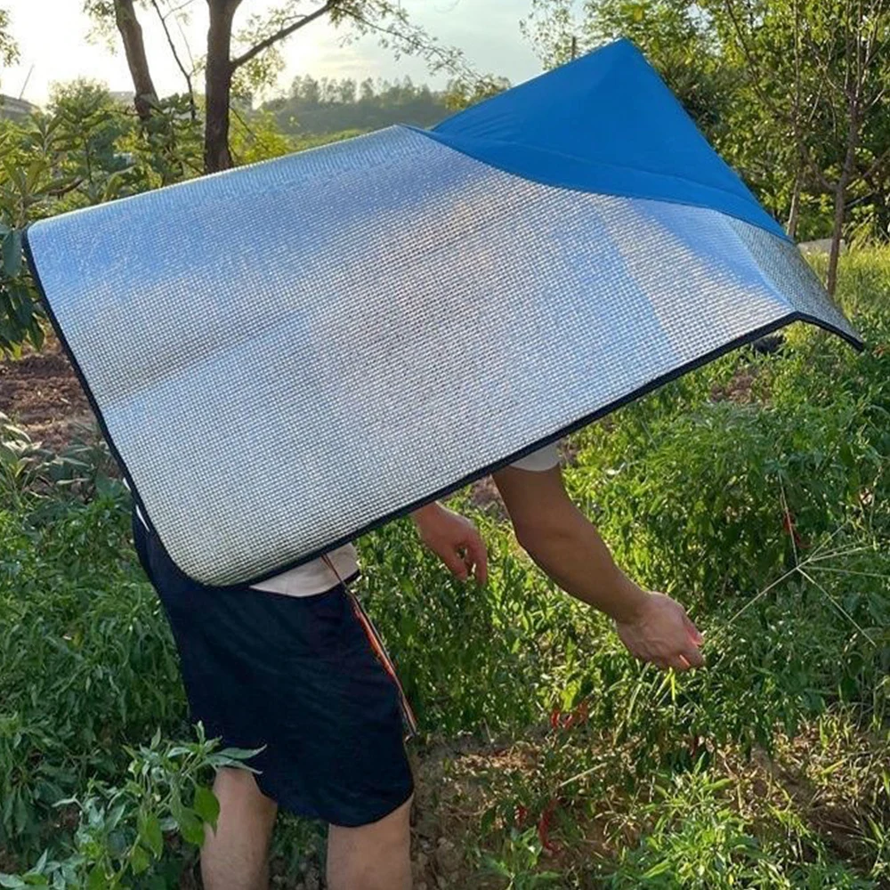 Topi Matahari Insulasi Panas Pinggiran Lebar Topi Kerja Pertanian Ekstra Besar Topi Pemetik Teh Tahan Hujan Tebal