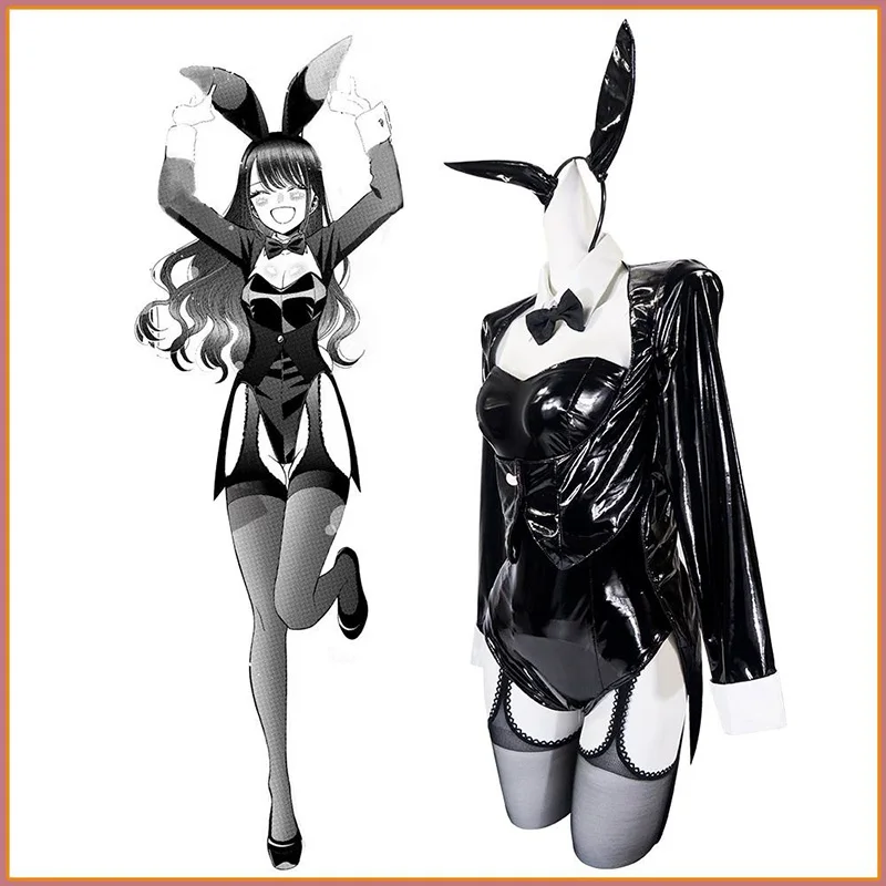 Bunny Girl Marin Kitagawa Cosplay Maid Costume Uniform Outfits Halloween Carnival Suit