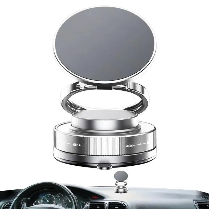 

Magnetic Phone Holder For Car Rotatable Car Cell Phone Stand Rotating Smartphone Cradle For Vehicles Dashboard Cellphone Stand