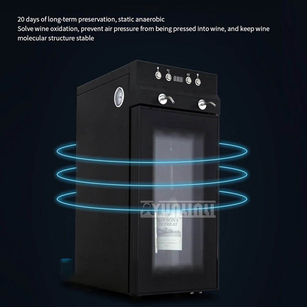 Коммерческий диспенсер для свежего вина SC-2P 2025 года, охладитель для двух бутылок, охладитель для вина, постоянное