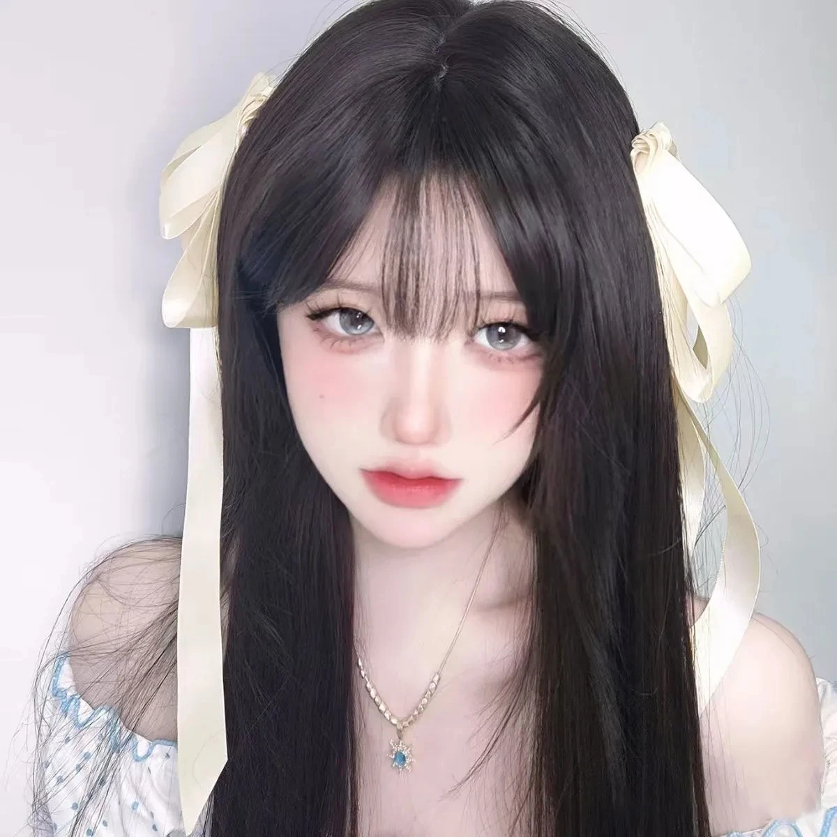 

Элегантные заколки для волос из кремового атласа с бантом для женщин, длинные заколки-бантики с кисточками, модные аксессуары для волос