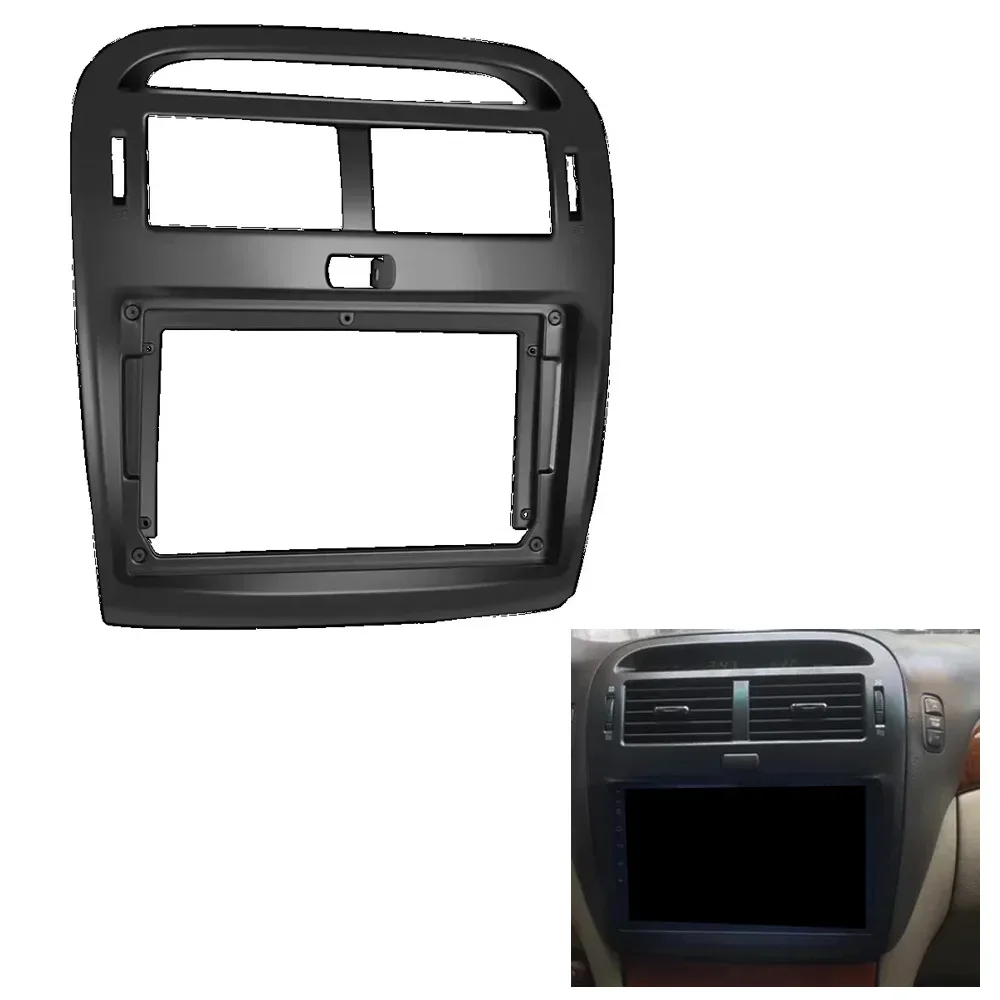 Car radio frame for 2001-2006 LEXUS LS430 panel navigation car dvd player fascia frame Android radio  frame