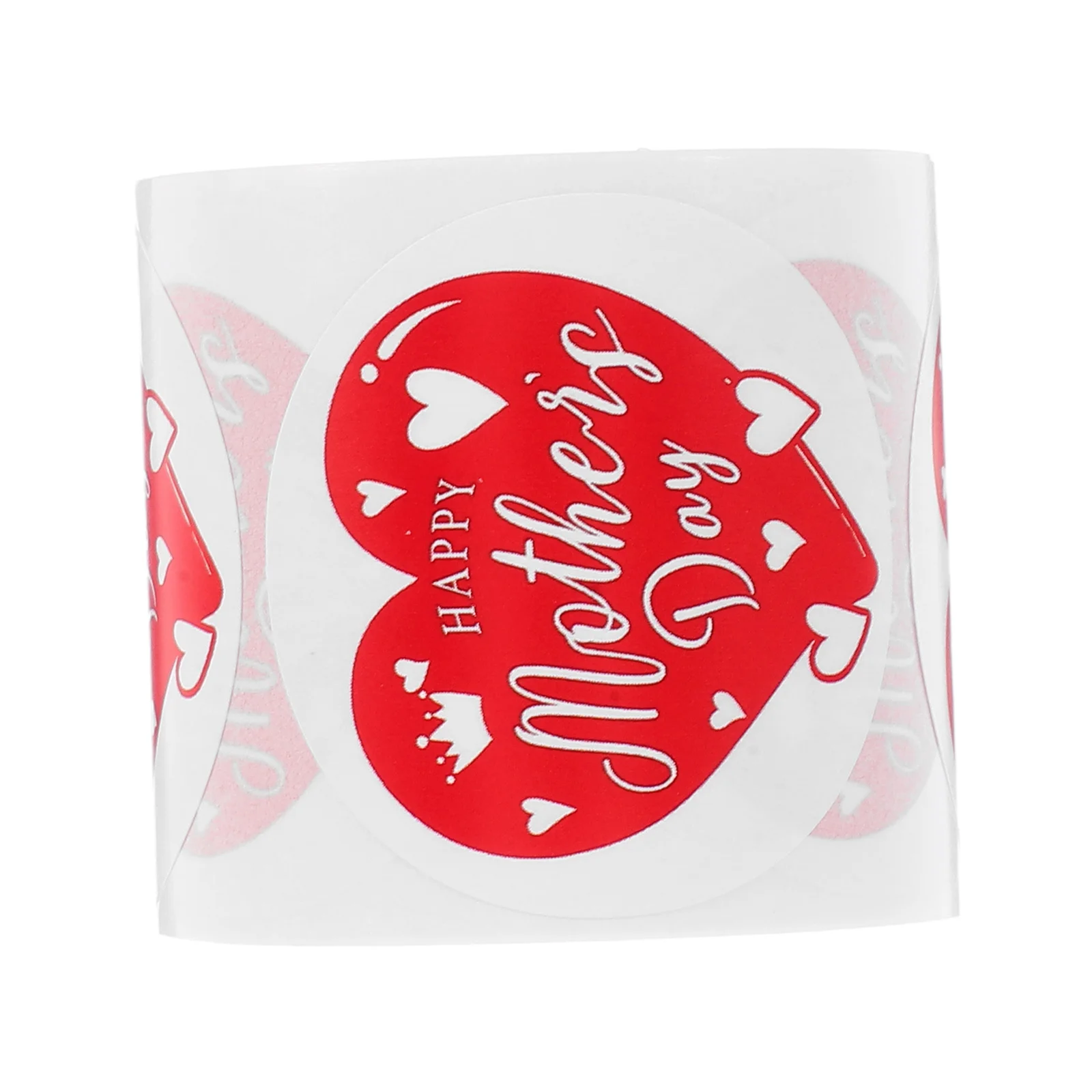 

Mothers Day Stickers Heart Decorative Adhesive Tags Label Seal Notebook Cup Phone Valentine Craft Gift Mothers Day Sticker Rolls