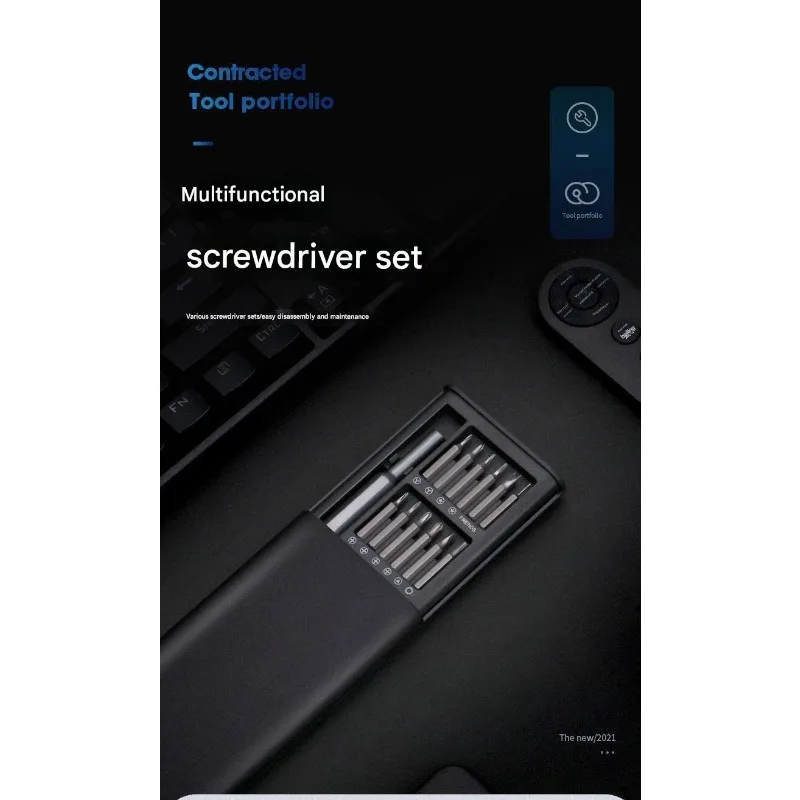 Magnetic Precision Screwdriver Set for Phone Laptop Repair, with Multiple Bits for Watch Glasses Disassembly Tool Kit image 6