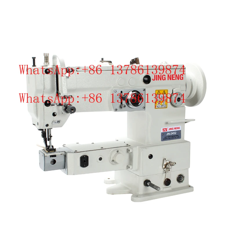 مع وظيفة التحكم في الغرز الواسعة للتغذية السلسة لسرير أسطواني المحرك المباشر وخياطة متعرجة مفردة