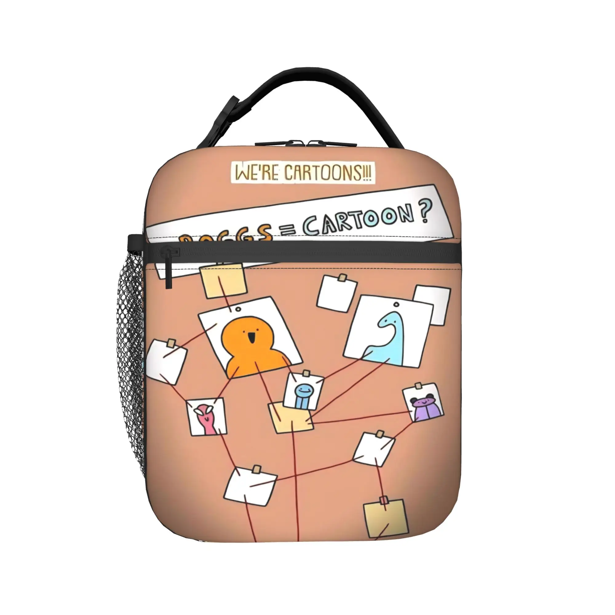 The Land of Boggs  Insulated Lunch Bag for Men Women  Storage Food Box Portable Cooler Thermal Lunch Boxes For Picnic