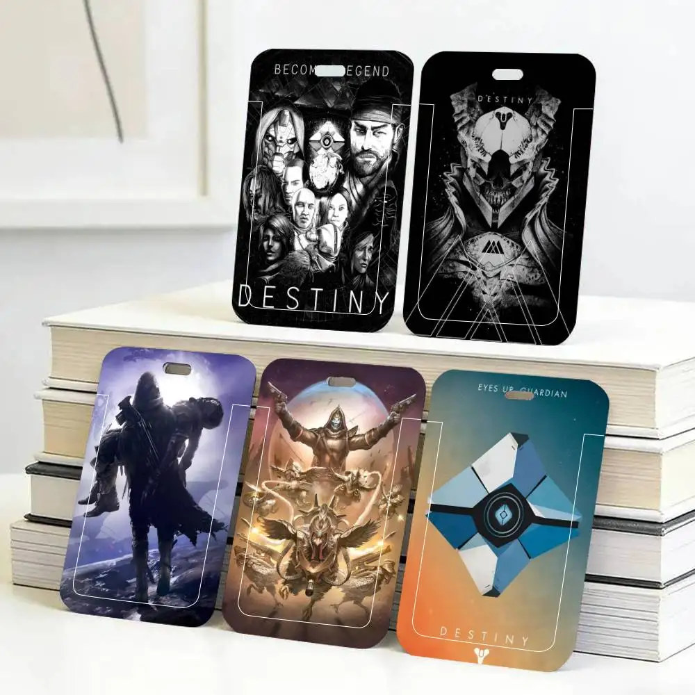 Porte-carte d'identité Destiny 2 avec cordon tour de cou, porte-badge, lanière, porte-clés, étui pour carte de travail, cadeau