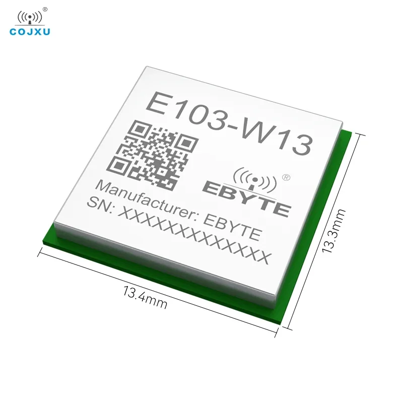 TI CC3301 وحدة بلوتوث WiFi6 BLE5.4 انخفاض استهلاك الطاقة COJXU E103-W13(3301) 2.4 جيجا هرتز 20dBm WPA2 WPA3 وحدة الوضع المزدوج