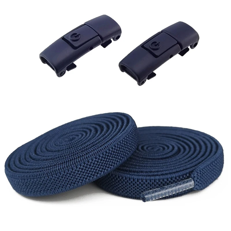 Druckverschluss-Schnürsenkel ohne Binden, Farbverlauf, flache elastische Schnürsenkel für Sneaker, Kinder und Erwachsene, Schnürsenkel ohne Binden für Schuhe, Zubehör
