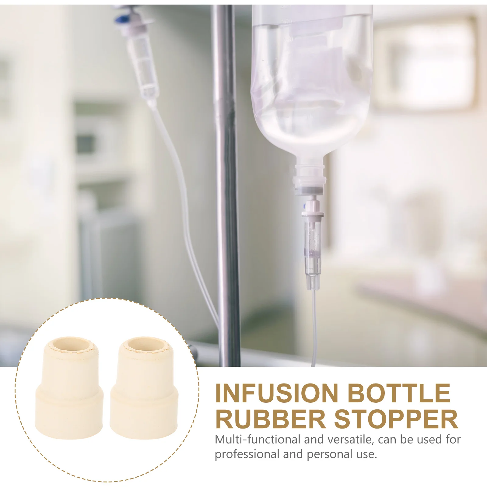 

25Pcs Infusion Bottle Rubber Stopper Laboratory Rubber Plug Multi-Functional Sealing Plugs for Experiment Bottles