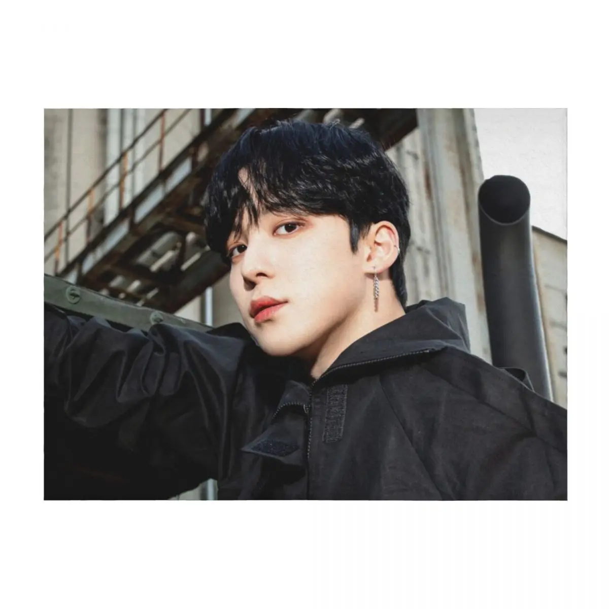 

ATEEZ YUNHO THE WORLD EP.1 : MOVEMENT GUERRILLA Throw Blanket heavy to sleep Heavy Extra Large Throw Blankets For Sofas Blankets