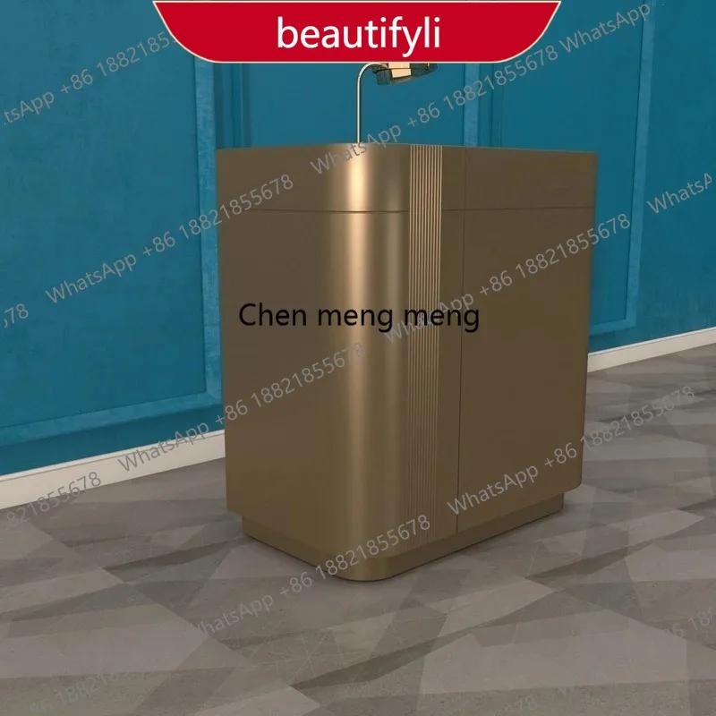 X188 Multi-functional Reception Desks Store Counters Office Vevor Reception Desks Simple Metal Furniture Réception Et Table