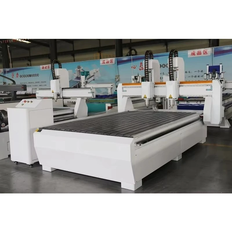 GoodCut Independent Two Heads Multi Spindle Drilling Machine 1300 X 2500mm Cnc Router for Wood Craving