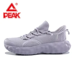 PEAK Running Shoes Men Sneakers TAICHI CLOUD R1 AI Design Comfortable Adaptive Cushion Lightweight Outdoor Sports Shoes E13917H