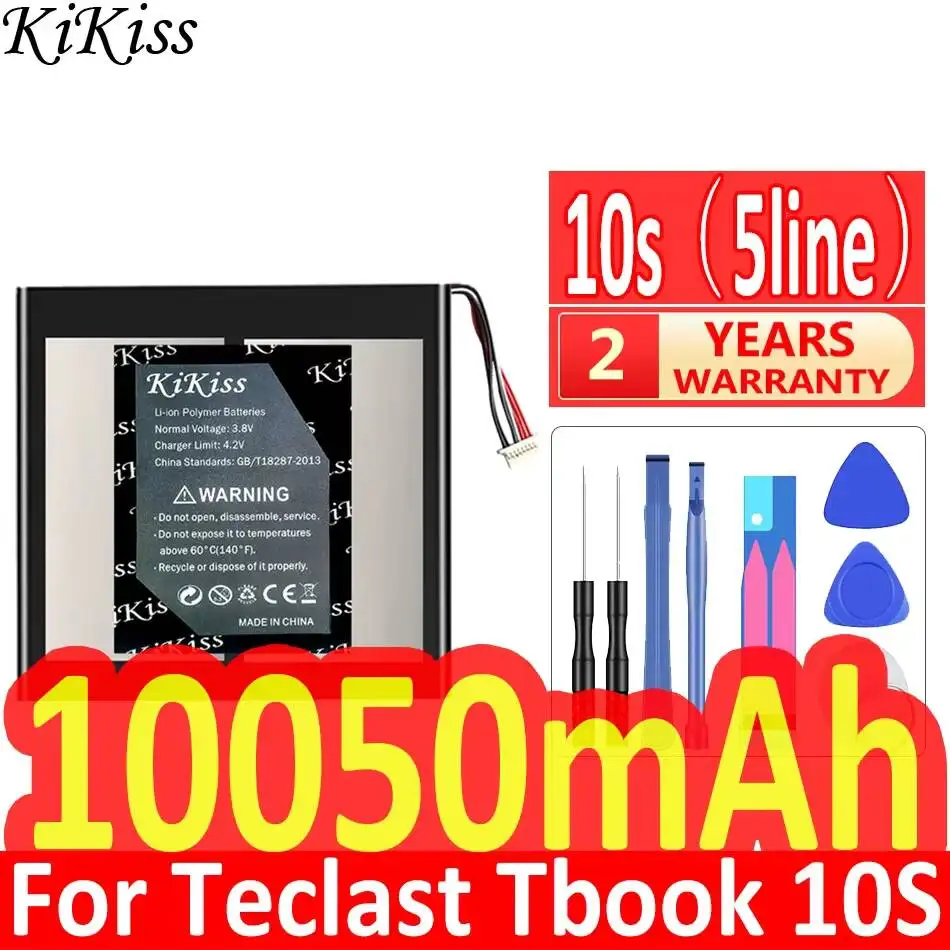 

For Teclast Tbook 10S 5line Good Low-Temperature Performance 10050mAh Tablet Battery