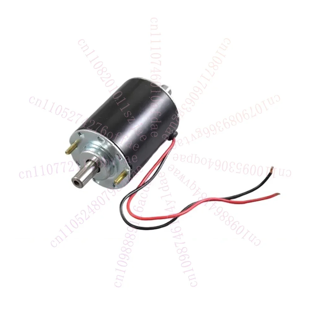 DC 12-24V 4mm Hollow Shaft Motor 10mm Shaft Diameter with Speed Controller and Power Adapter