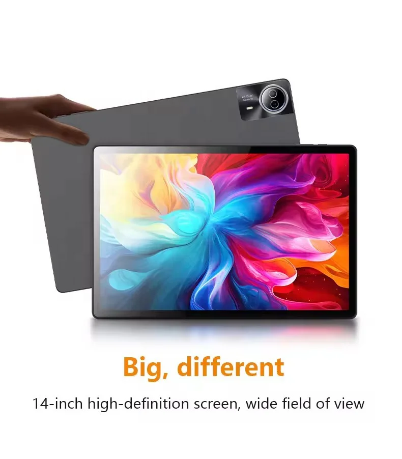 14 Inch WiFi Tablet Full HD Display 8-core CPU And Long Battery 1920*1080P Android 12 Tablet PC MTK 3G+32G MT8163 Camera 5MP