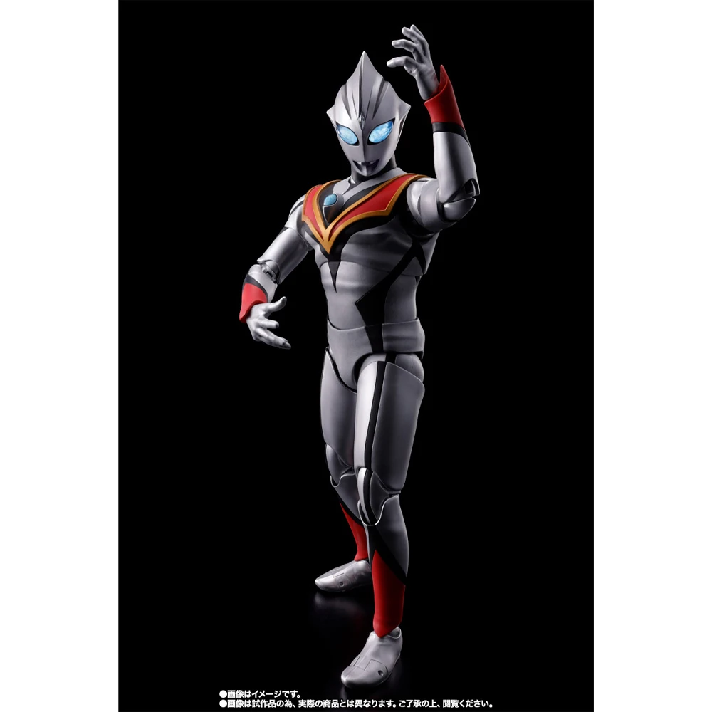 In Stock Original BANDAI SHFiguarts SHINKOCCHOU SEIHOU Evil Tiga Figure Action Anime Ultraman Tiga Genuine Model Boxed Toy