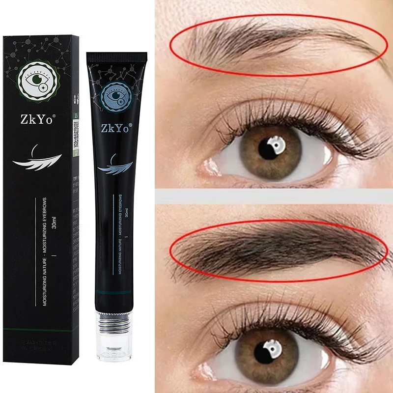 Siero per la crescita delle sopracciglia Roller Ball Più pieno Veloce Più Spessa Allungamento delle ciglia Sopracciglio Enhancer Trucco Anti Perdita di capelli Prodotto Nuovo 30ml