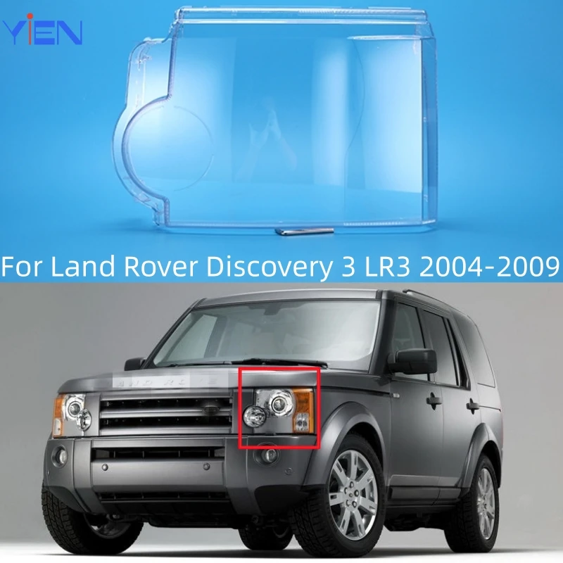 

For Land Rover Discovery 3 LR3 2004 2005 2006 2007 2008 2009 Car Products Replace A Transparent PC Lights Shell Headlight Cover