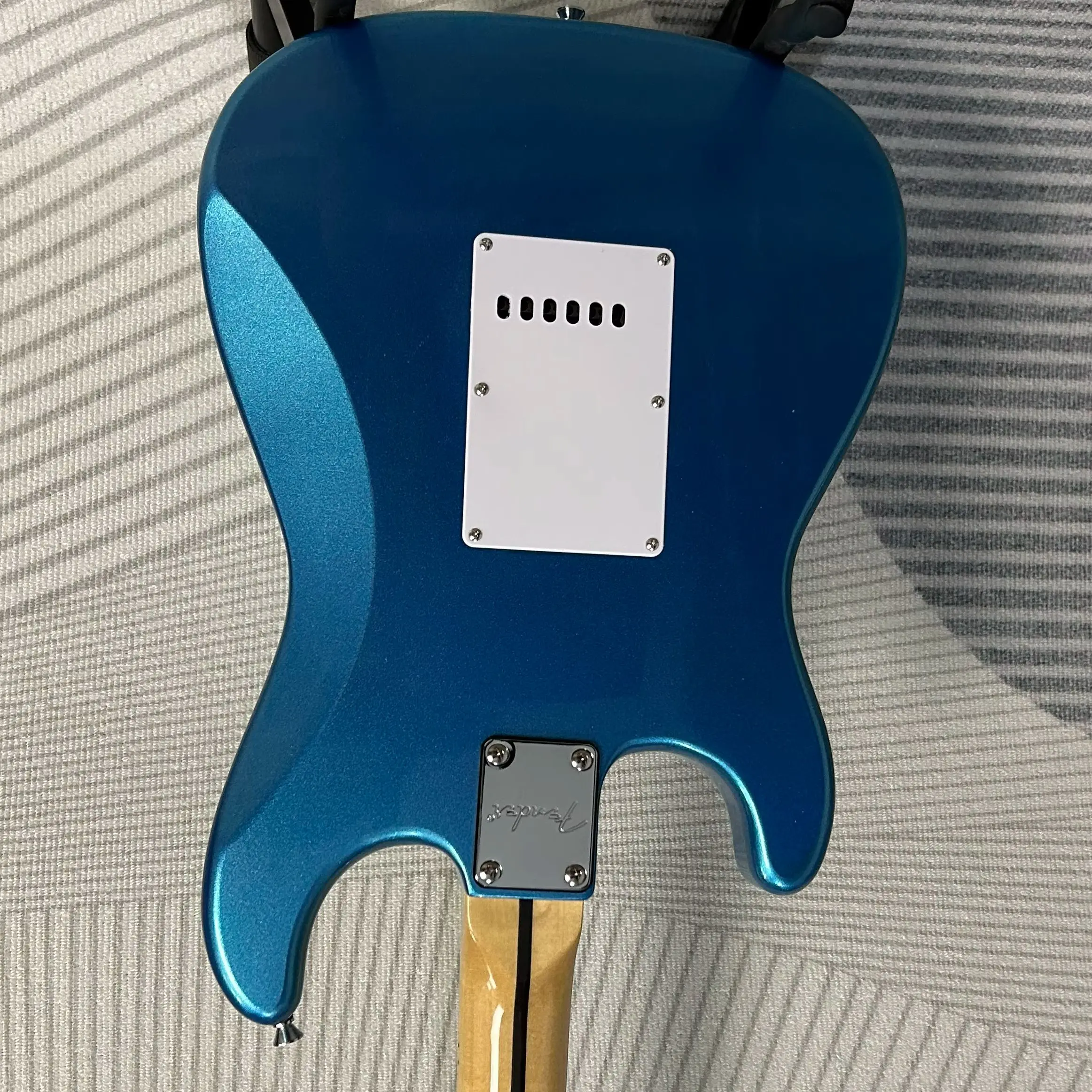 Metallic Blue GST Electric Guitar Maple Fretboard Mahogany Body SSS Pickups
