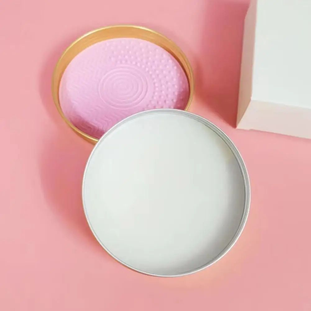 Detergente per pennelli per trucco in silicone, tampone per sapone, strumento per la pulizia del lavaggio, pennelli per sopracciglia cosmetici X4E3