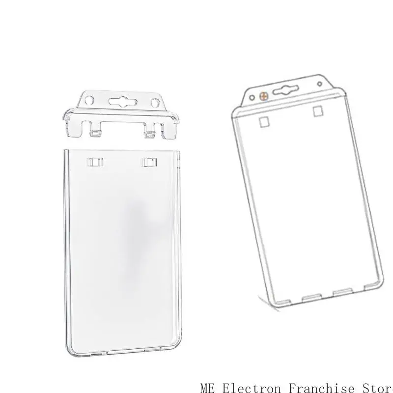 T5EA Clear Card держатели карты корпус корпус водонепроницаемые держатели карт Назовите держатели значков