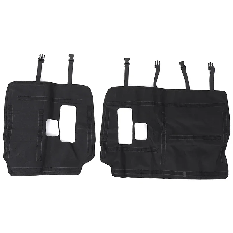 أكسفورد القماش الأسود لتويوتا لاند كروزر برادو 250 LC250 2024-2025 + مقعد السيارة الخلفي الخلفي أداة تخزين حقيبة للحمل الملحقات