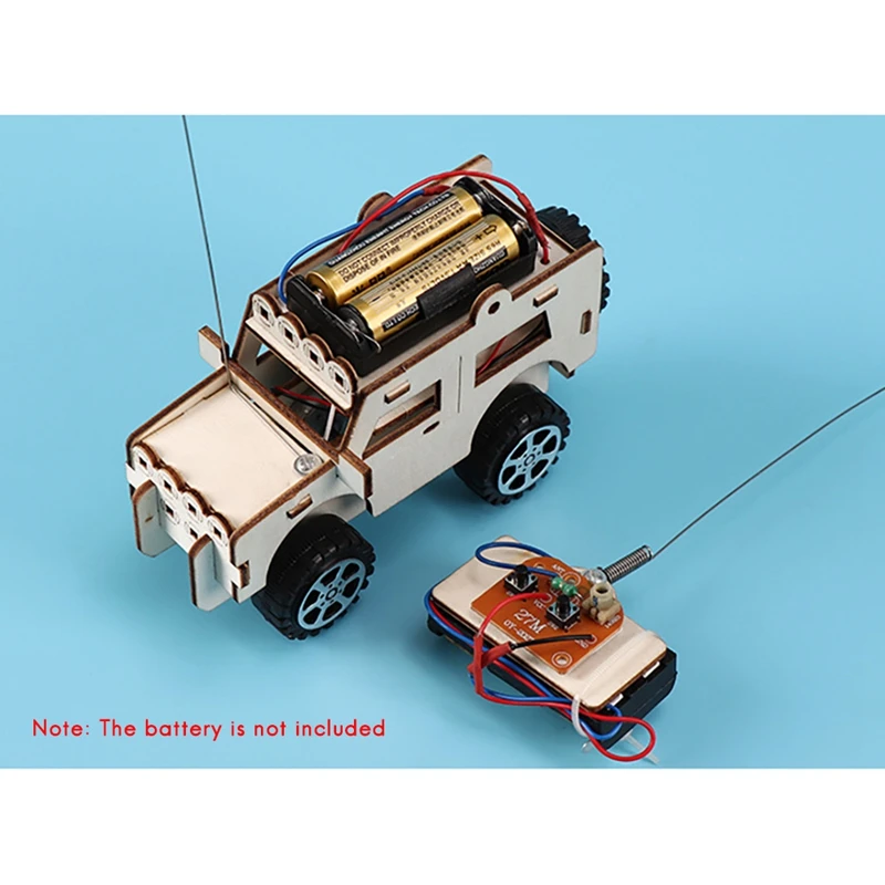 DIY Electric For Jeep Model Kits Kids Student Scientific Experiment Vehicle Toy Scientific Experiment Manual Assembly