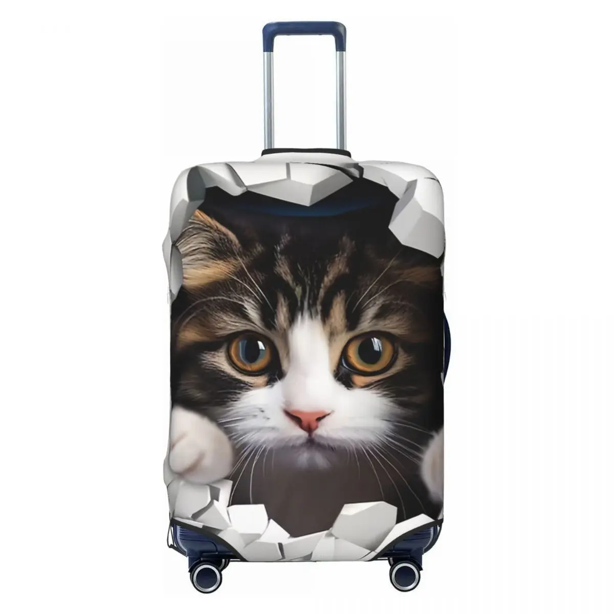 

Cute Cat Luggage Cover Elastic Travel Suitcase Protective Covers Suit For 18-32 inch