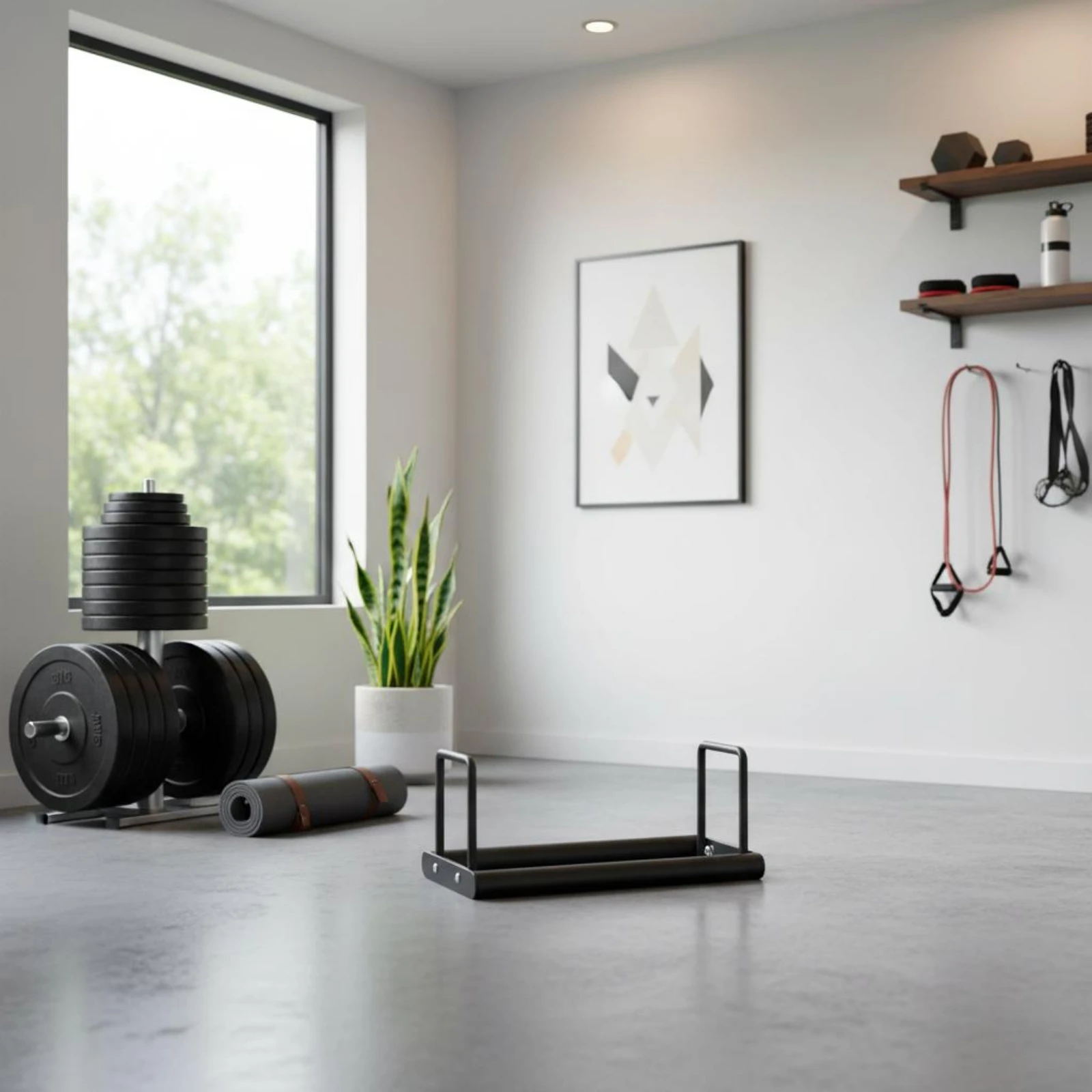 Weight Plate Storage Stand Multi Use Bumper Plate Rack Barbell Storage Rack Heavy-Duty Fitness Equipment Powder-Coated Finish