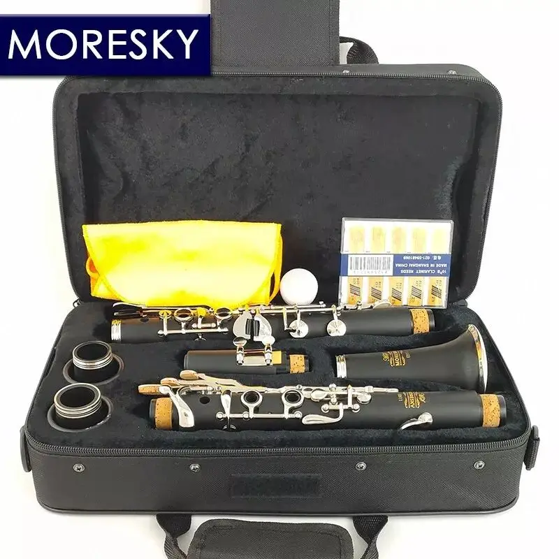 MORESKY Oehler System Clarinet A Tune Ebonite/Hard Rubber 18Keys E811