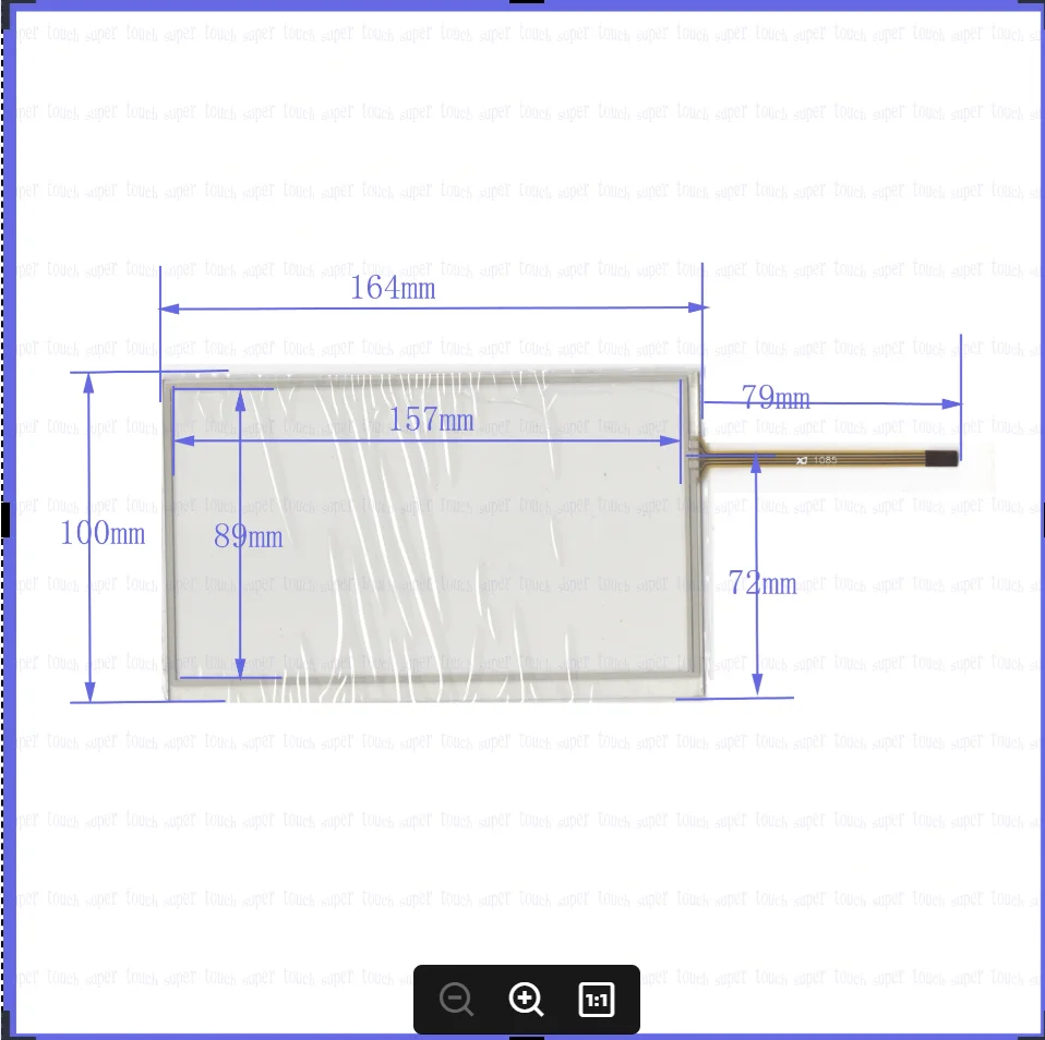 

ZhiYuSun ZCR-1895-R1 Протестированный дигитайзер сенсорной панели 165*100 мм для автомобильного DVD, совместимый